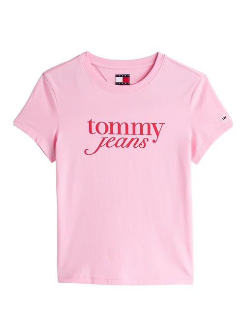 T-shirt slim essential rosa Tommy Jeans | DW0DW19447TPF